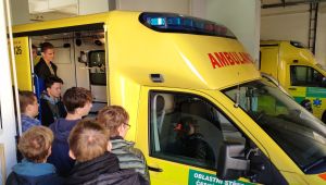 Exkurze tříd 1.EM a 1.ER na pracoviště ZZS JčK a na protialkoholní záchytnou stanici
