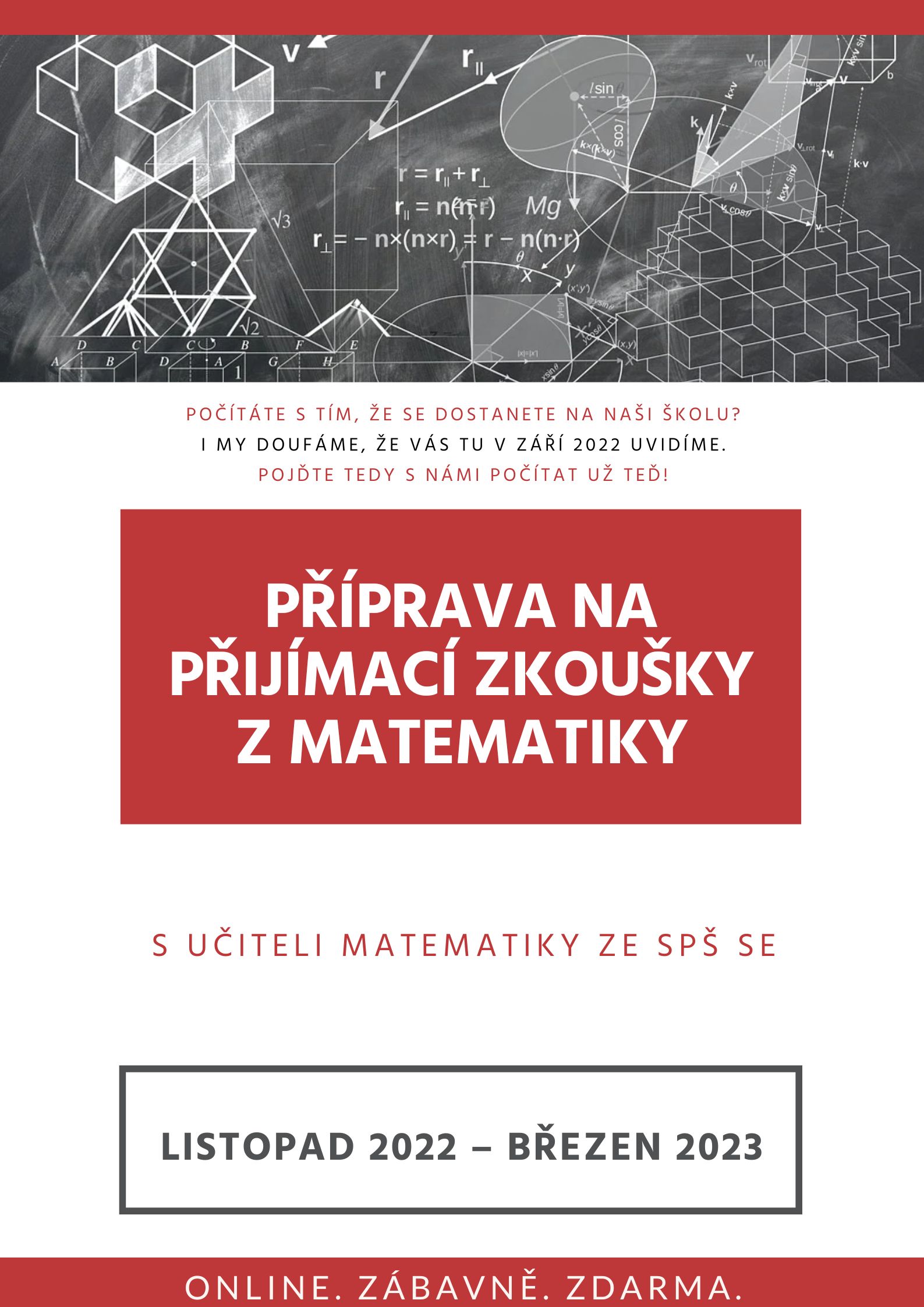 88771c52047730737ab0d076201e2d31f061fe93 - Listopad 2022 – březen 2023: Příprava na přijímací zkoušky pro ZŠ – webináře