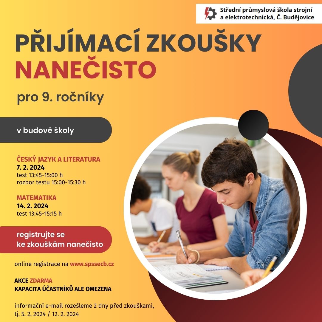 Prijimaci zkousky nanecisto - Přijímací zkoušky nanečisto