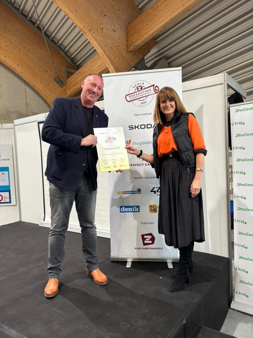 IMG 20251106 WA0001 - Prezentace školy na výstavě Vzdělání a řemeslo – 1. místo v soutěži „Škola doporučená zaměstnavateli“