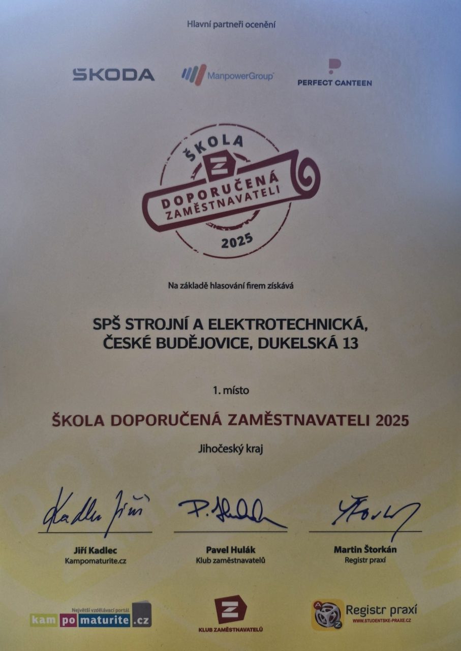 Obrazek WhatsApp 2025 11 17 v 19.34.08 cb2ddf9c - Prezentace školy na výstavě Vzdělání a řemeslo – 1. místo v soutěži „Škola doporučená zaměstnavateli“