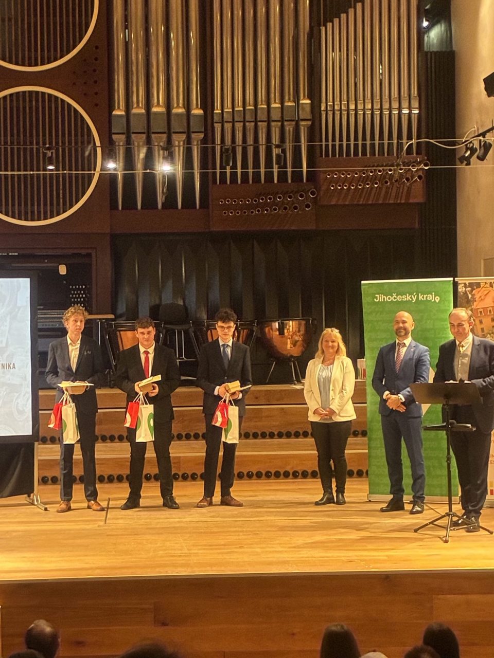 IMG 9255 - Úspěch našich studentů v anketě Talent Jihočeského kraje