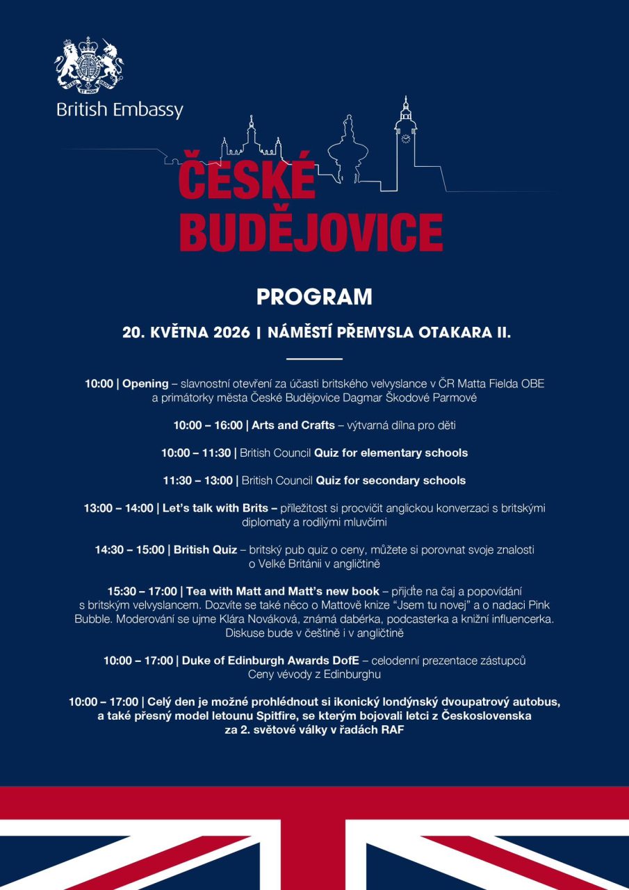 program cb - 1. EE na britské ambasádě v Českých Budějovicích