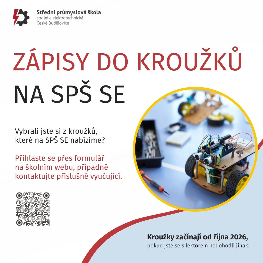 Zapis do krouzku 2024 4 - Přihlašování do kroužků na SPŠ SE v plném proudu